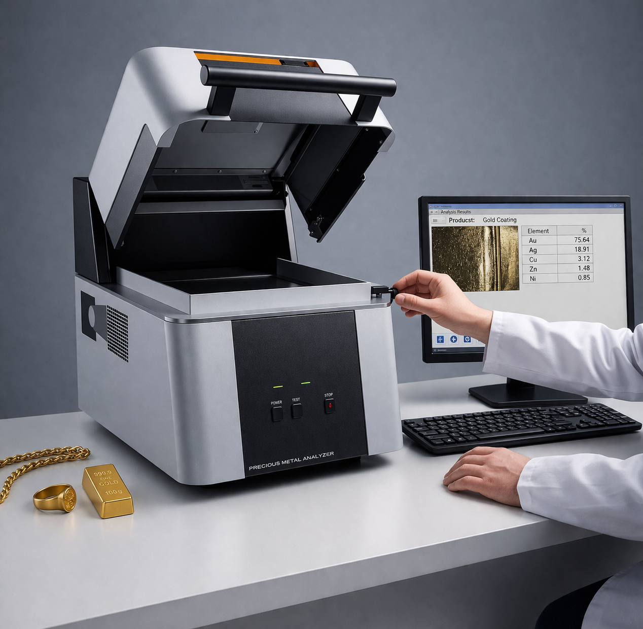 Unser Analysegerät - Juwelier Glamour