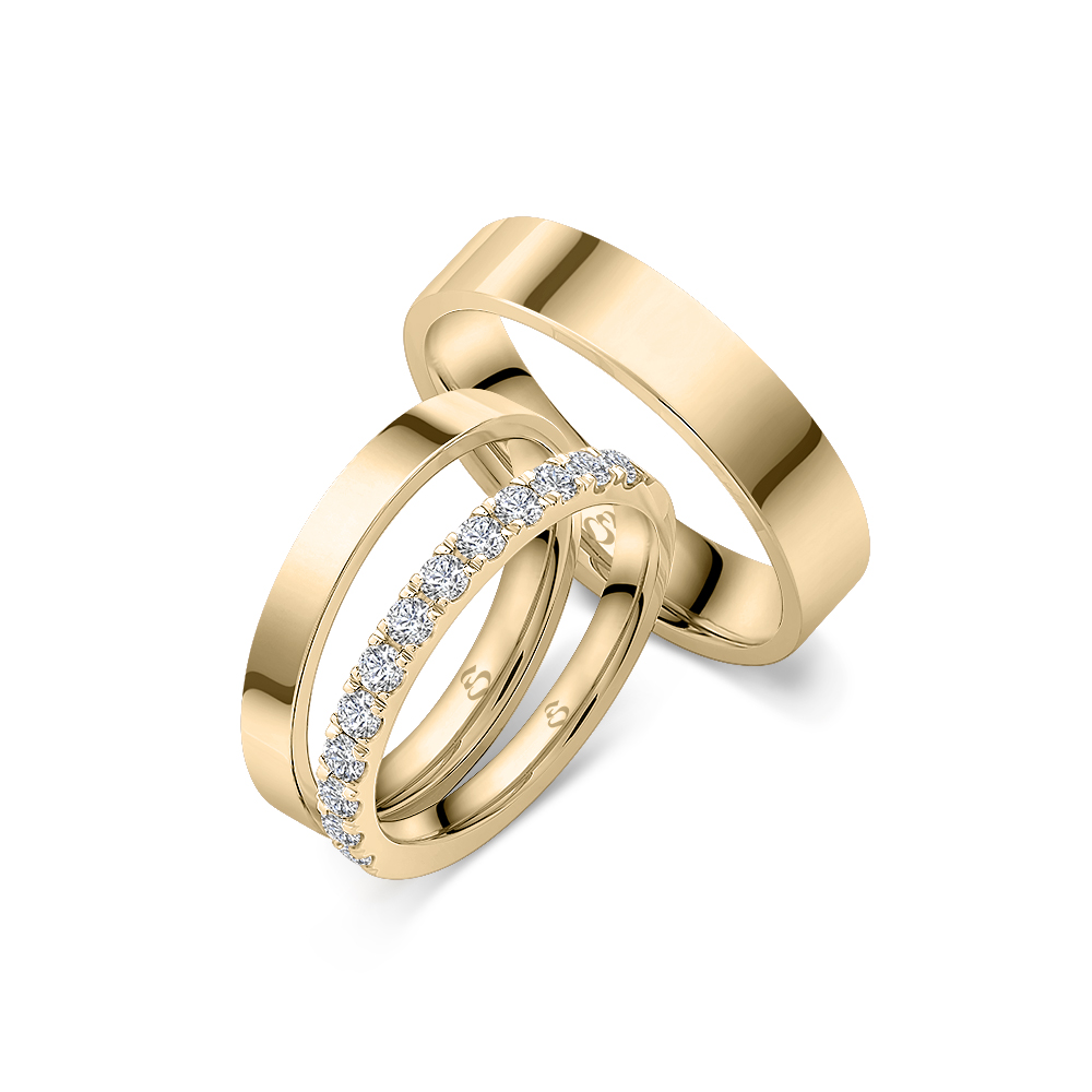 Simon & Söhne Trauringe Ringsets A 19 rose