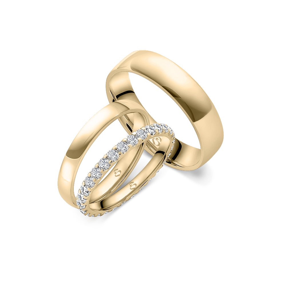 Simon & Söhne Trauringe Ringsets A 21 rose