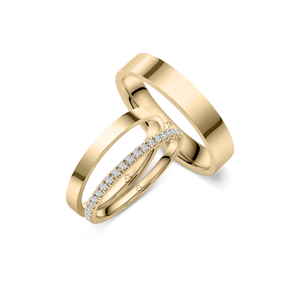 Simon & Söhne Trauringe Ringsets A 23 rose